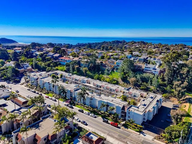 a view of city and ocean