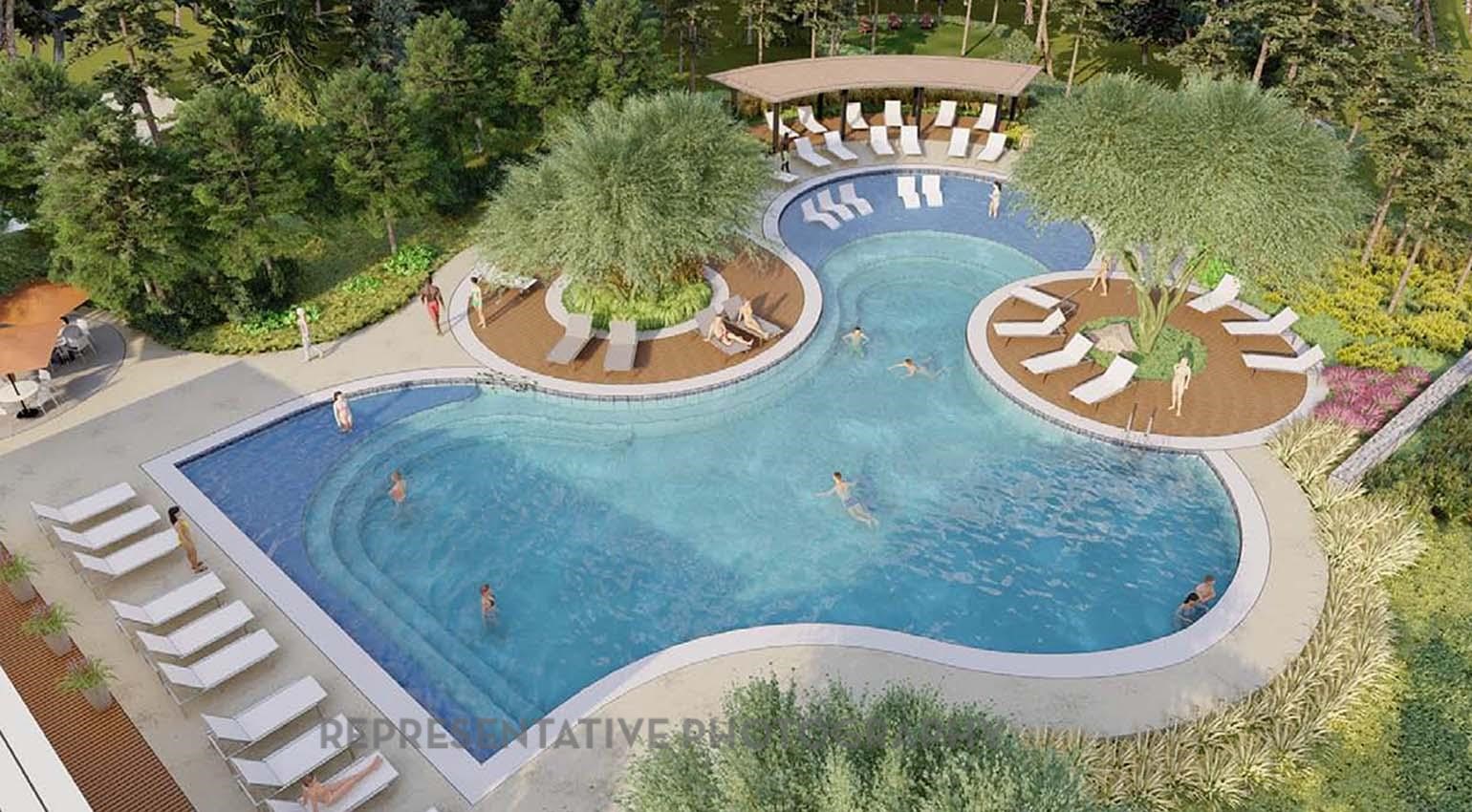 13048 Wandering Rdg Lane Conroe, TX 77302 - Photo 38 of 49 an aerial view of a house outdoor space and sitting space