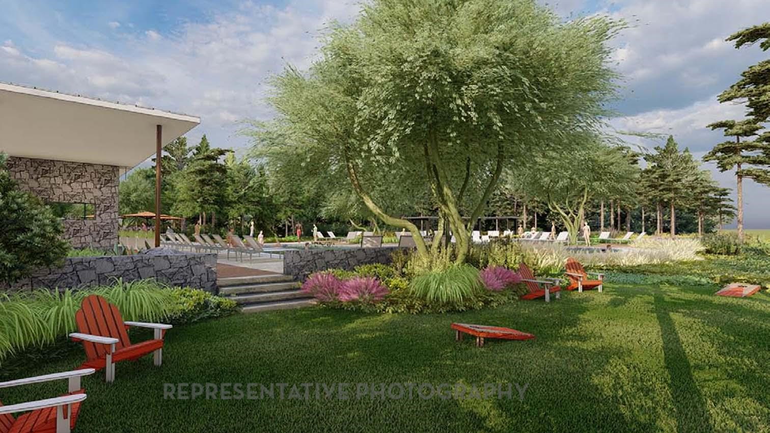 13048 Wandering Rdg Lane Conroe, TX 77302 - Photo 46 of 49 a garden with flowers and trees