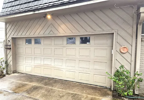 a view of car garage