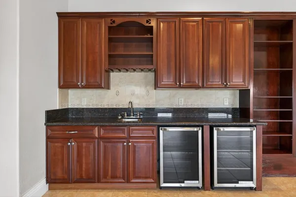 a view of an entryway with a window