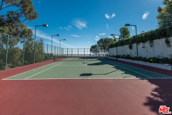 a view of a tennis court