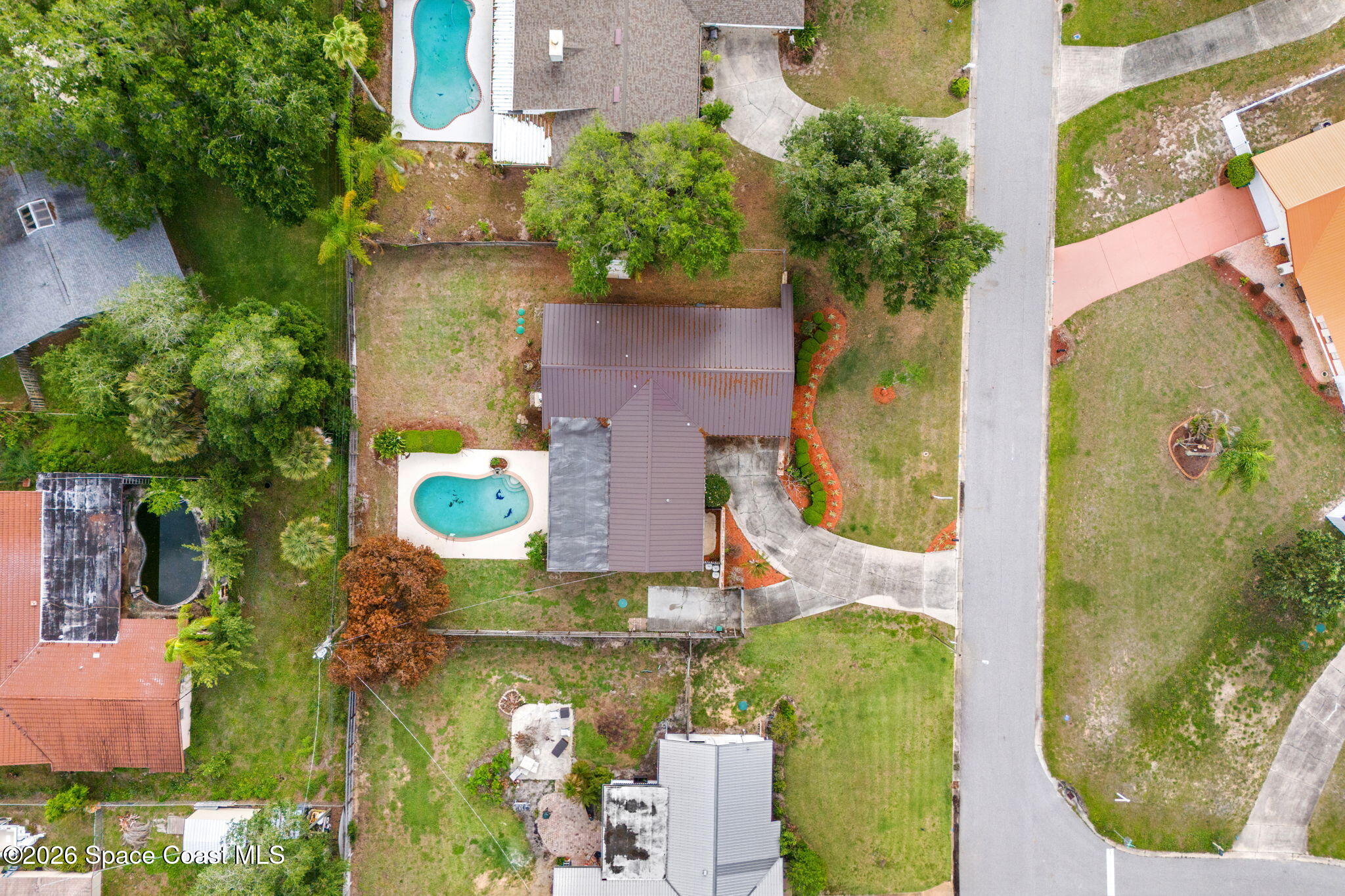 1310 St George Road Merritt Island, FL 32952 - Photo 55 of 59 aerial 4 - birds eye view