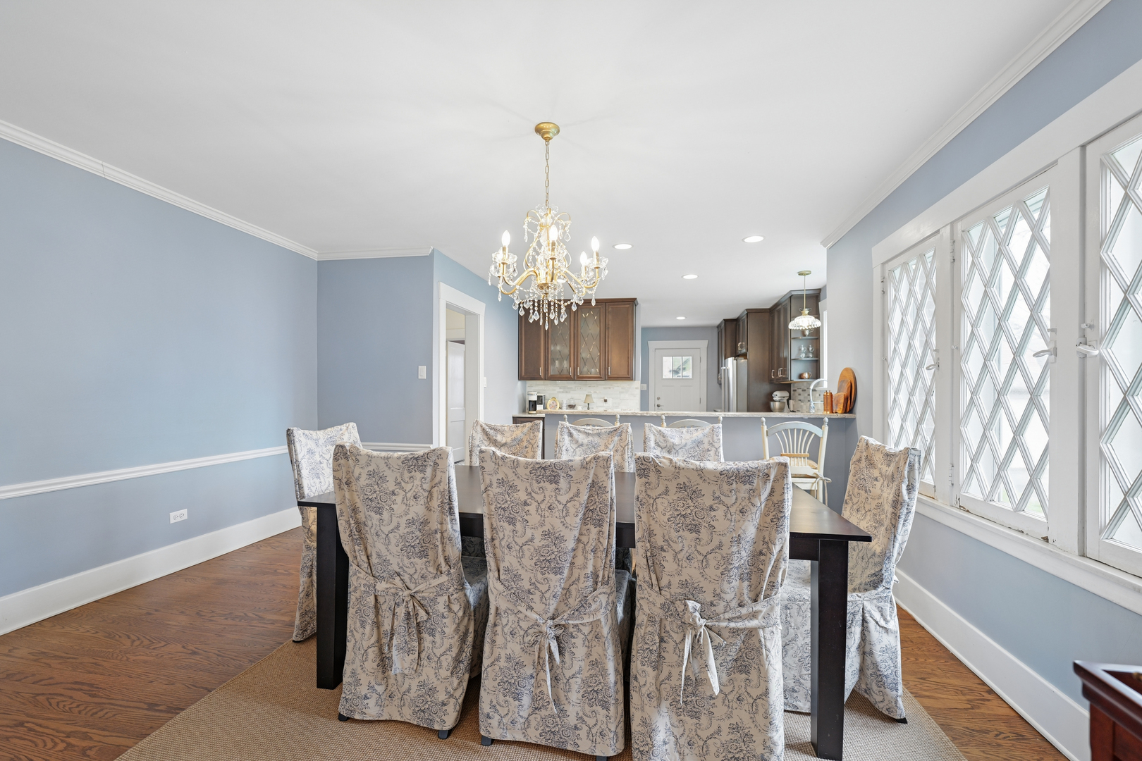 4136 Raymond Avenue Brookfield, IL 60513 - Photo 6 of 23 a view of a dining room with furniture and window