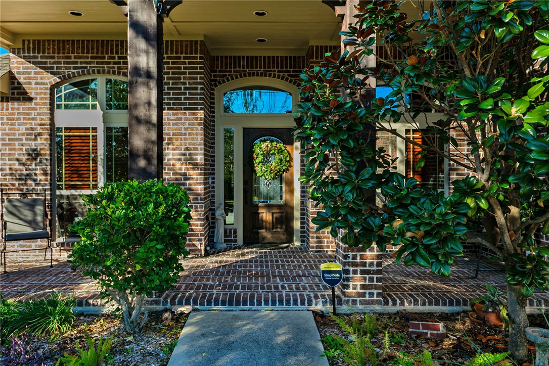 3317 Fiddlers Green Bryan, TX 77808 - Photo 2 of 39 Front Entry-Beautiful Landscaping, Gorgeous Expansive Covered Front Porch