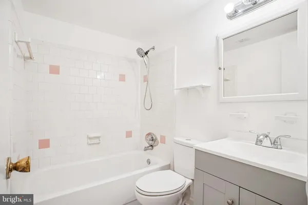 a bathroom with a sink a toilet and a bathtub