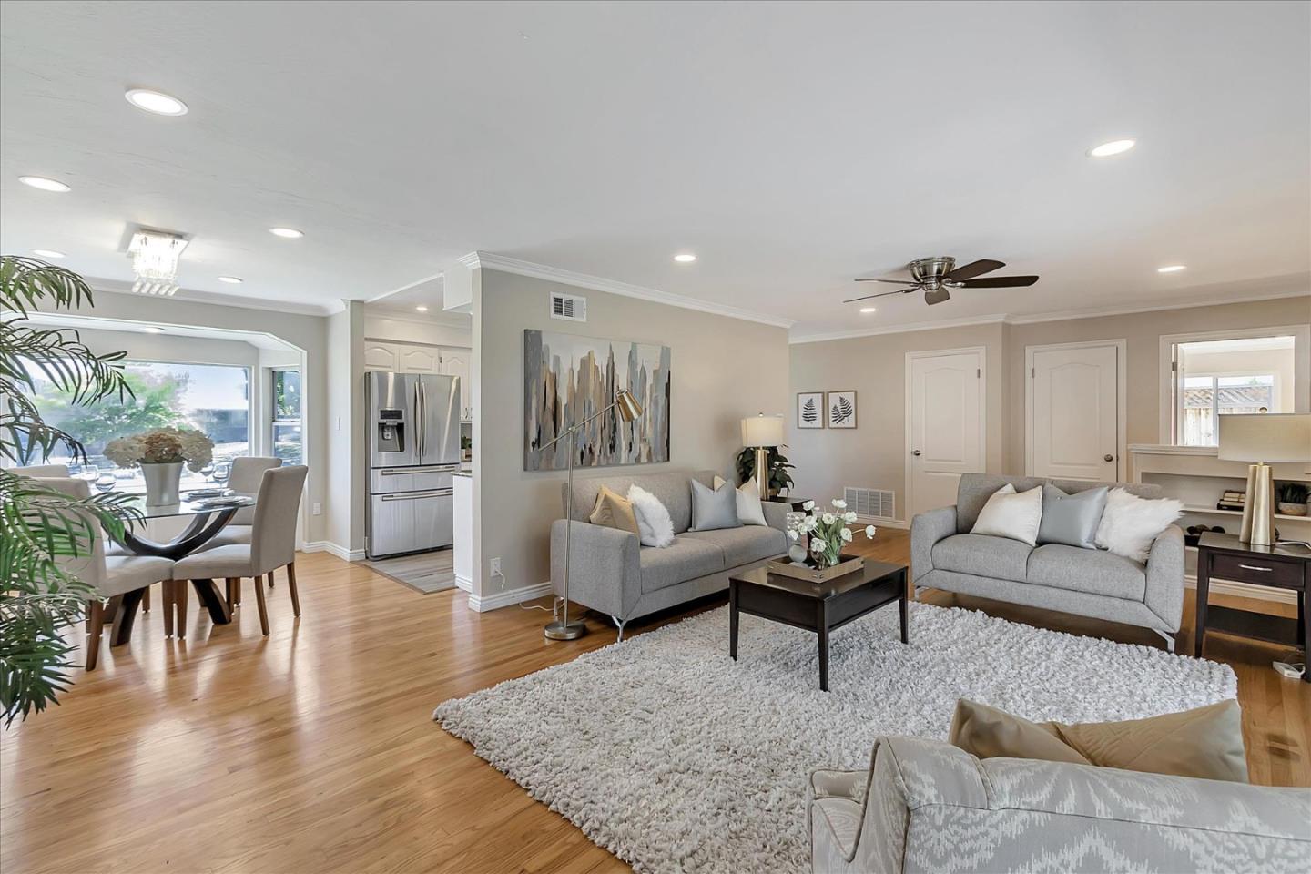 1963 Geneva Street San Jose, CA 95124 - Photo 7 of 35 a living room with furniture and a wooden floor