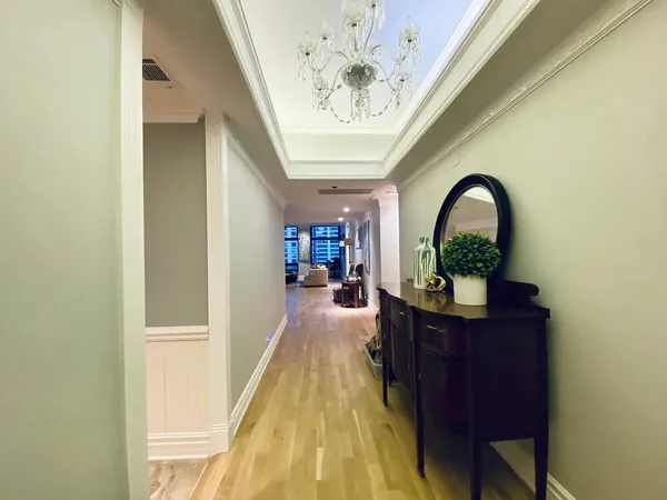 a very nice looking room with a large window