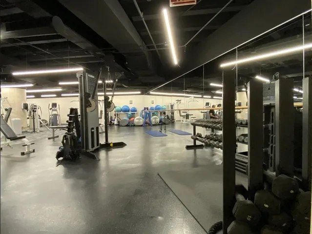 a view of gym