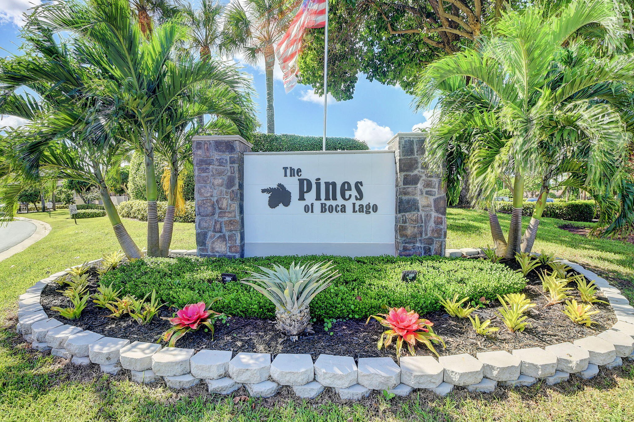 9299 Vista Del Lago, Unit 16D Boca Raton, FL 33428 - Photo 2 of 39 Community Entrance