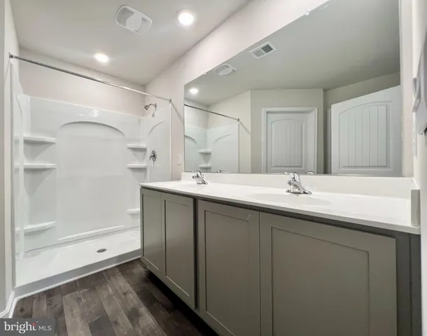 a view of a bathroom with toilet