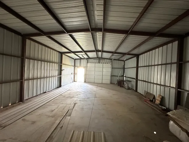 a view of backyard of house