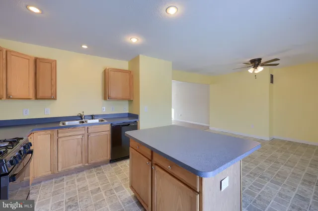 a kitchen with a sink cabinets and wooden floor