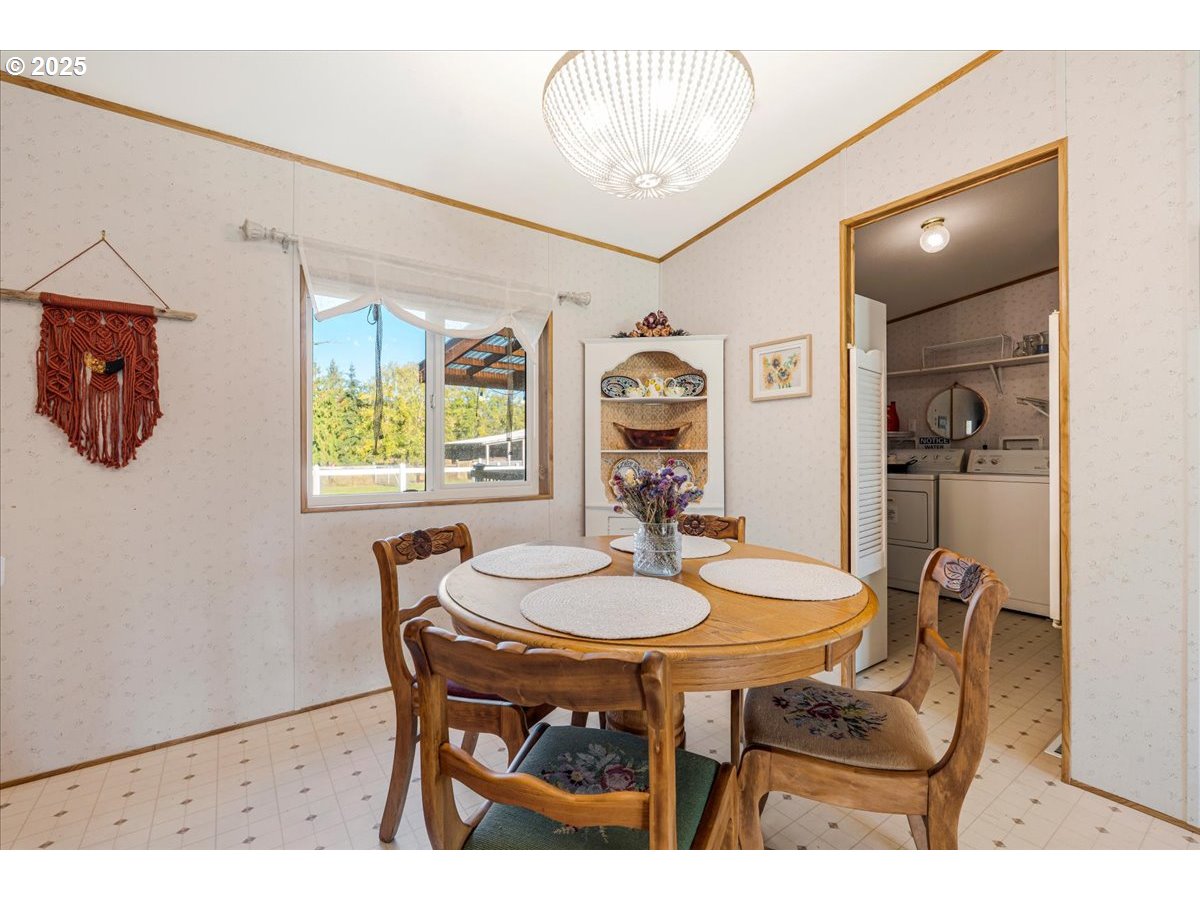 78527 Point Adams Road Clatskanie, OR 97016 - Photo 16 of 46 a dining room with furniture and window