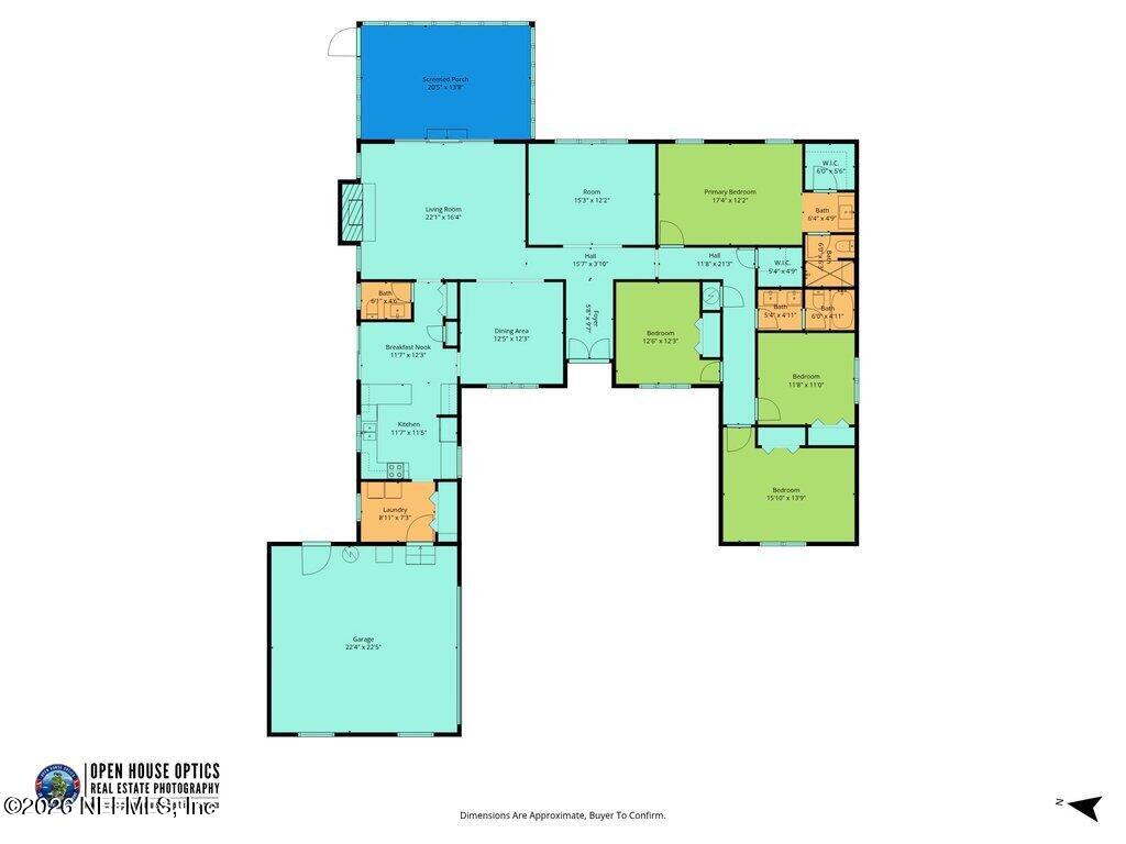 3389 Hermitage Road East Jacksonville, FL 32277 - Photo 37 of 37 hermitage floor plan