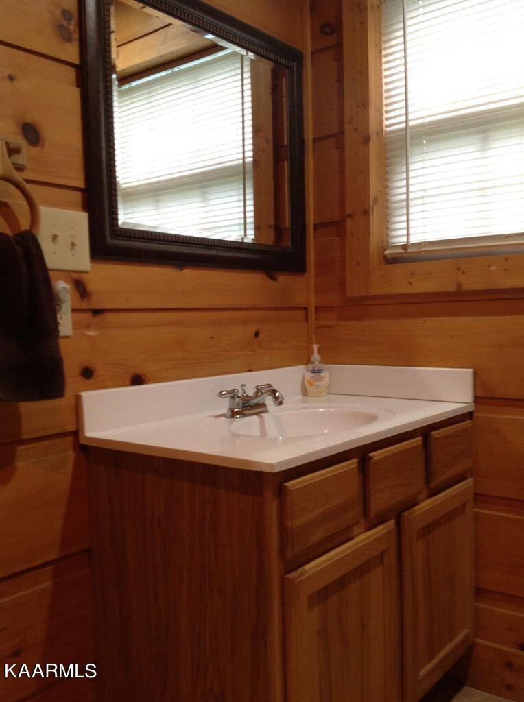 315 Windrock Road Oliver Springs, TN 37840 - Photo 15 of 36 a bathroom with a sink and a mirror