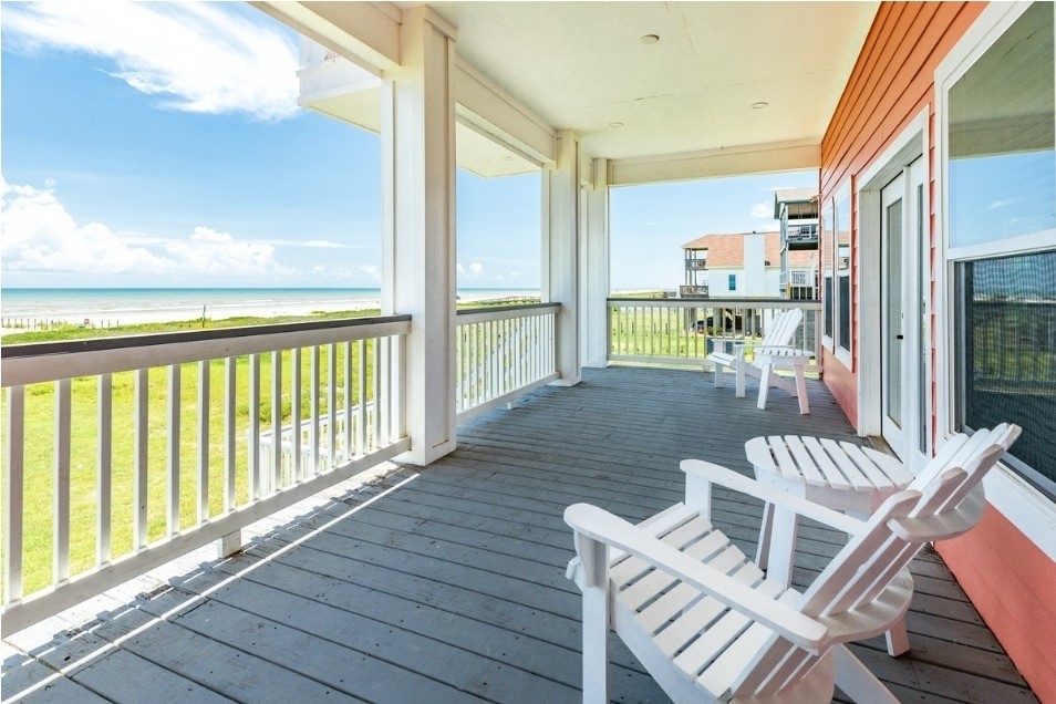 23245 Termini-San Luis Pass Road Galveston, TX 77554 - Photo 7 of 45 a view of a balcony with furniture