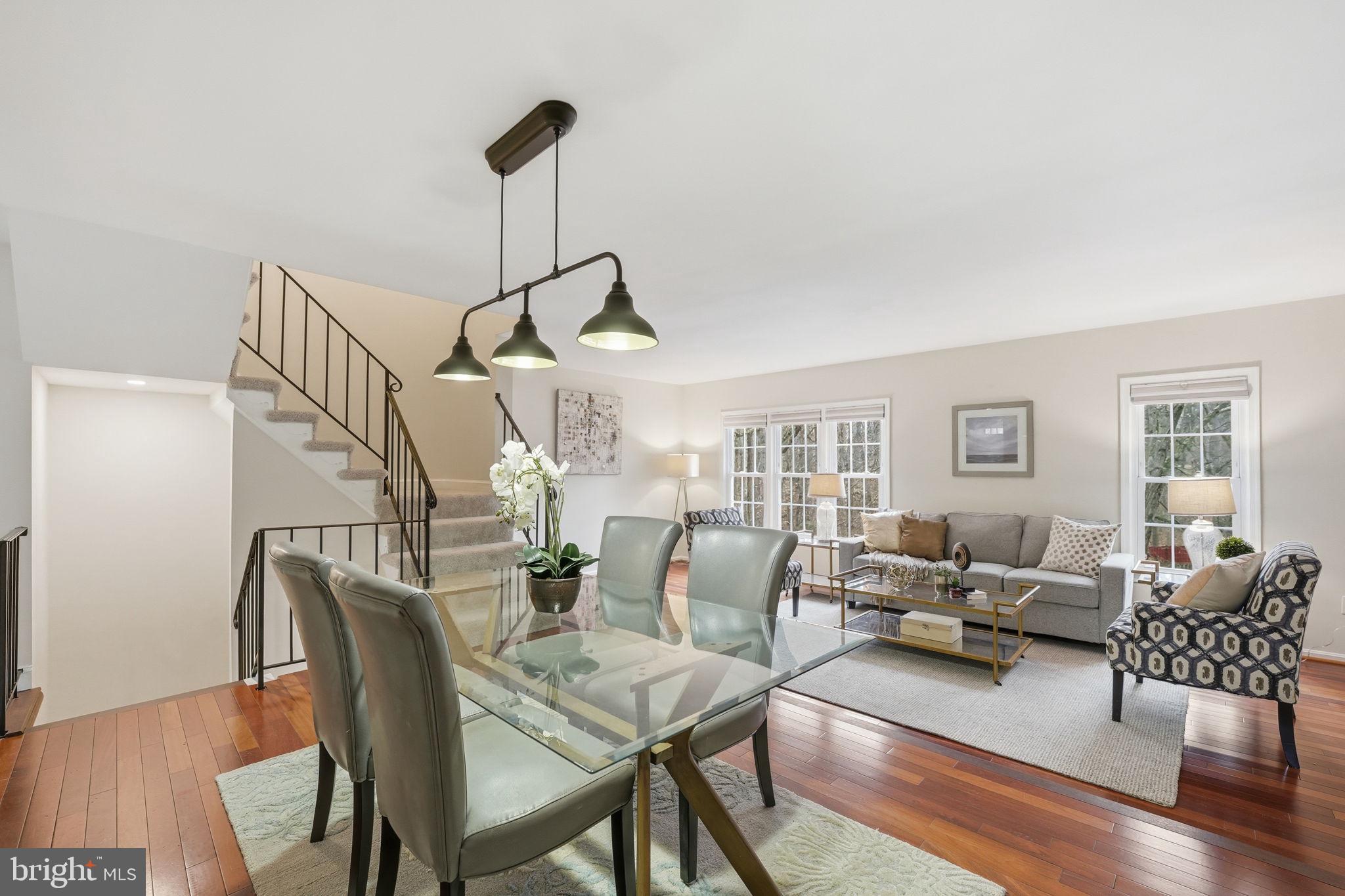 8967 Omega Court Springfield, VA 22152 - Photo 5 of 31 a living room with furniture and wooden floor