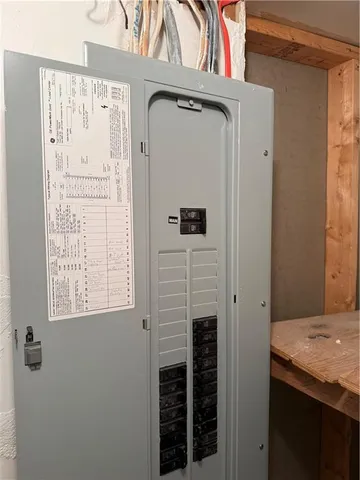 a view of storage and utility room