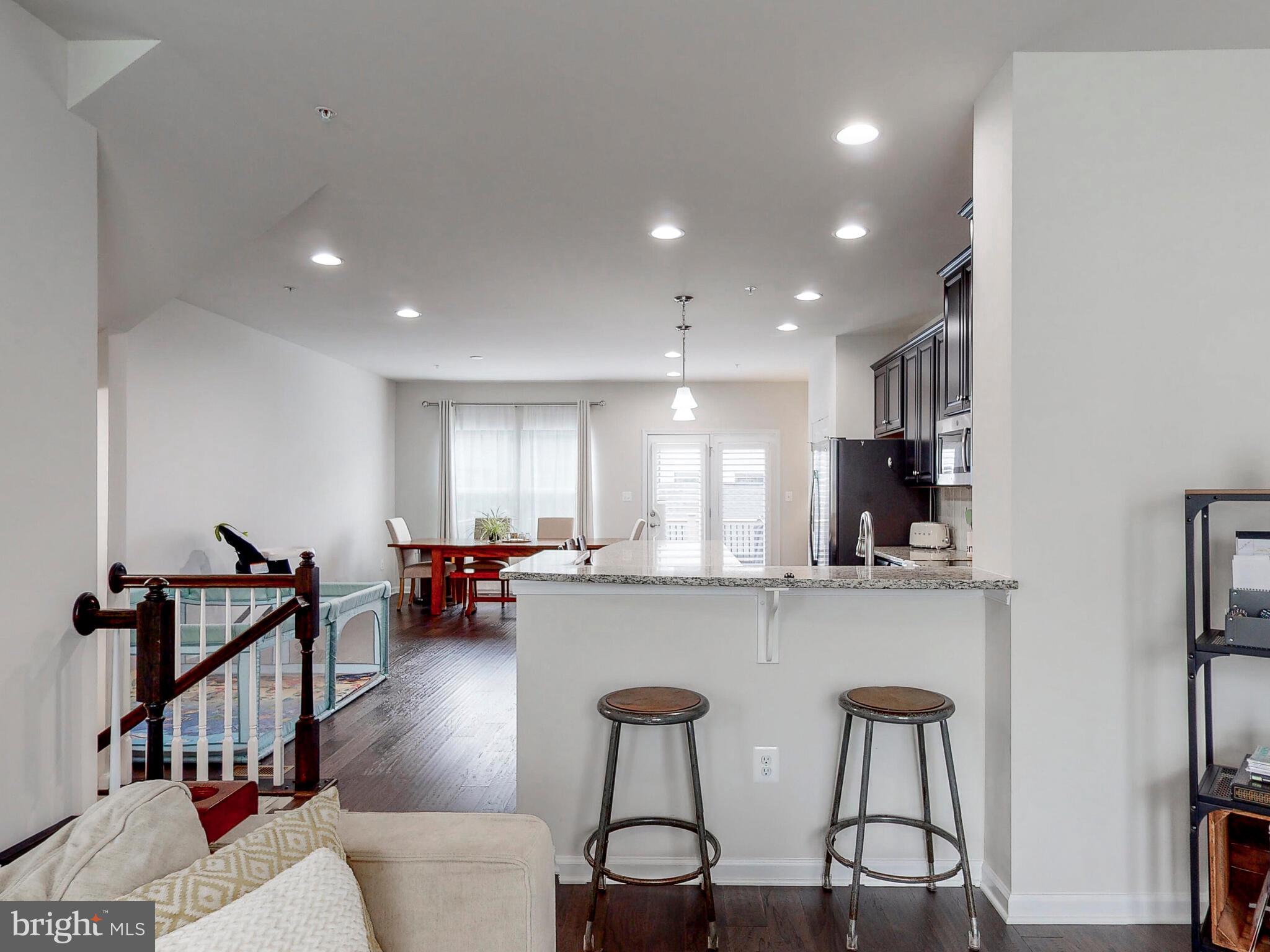 413 Colindale Street Baltimore, MD 21220 - Photo 12 of 48 View of Kitchen from Living Room