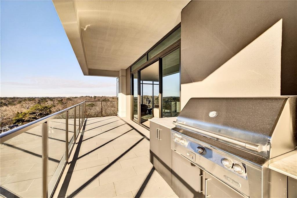 2520 Peachtree Road Northwest, Unit 1003 Atlanta, GA 30305 - Photo 17 of 63 a view of a balcony