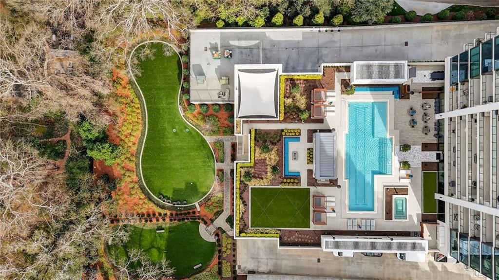 2520 Peachtree Road Northwest, Unit 1003 Atlanta, GA 30305 - Photo 37 of 63 an aerial view of a house