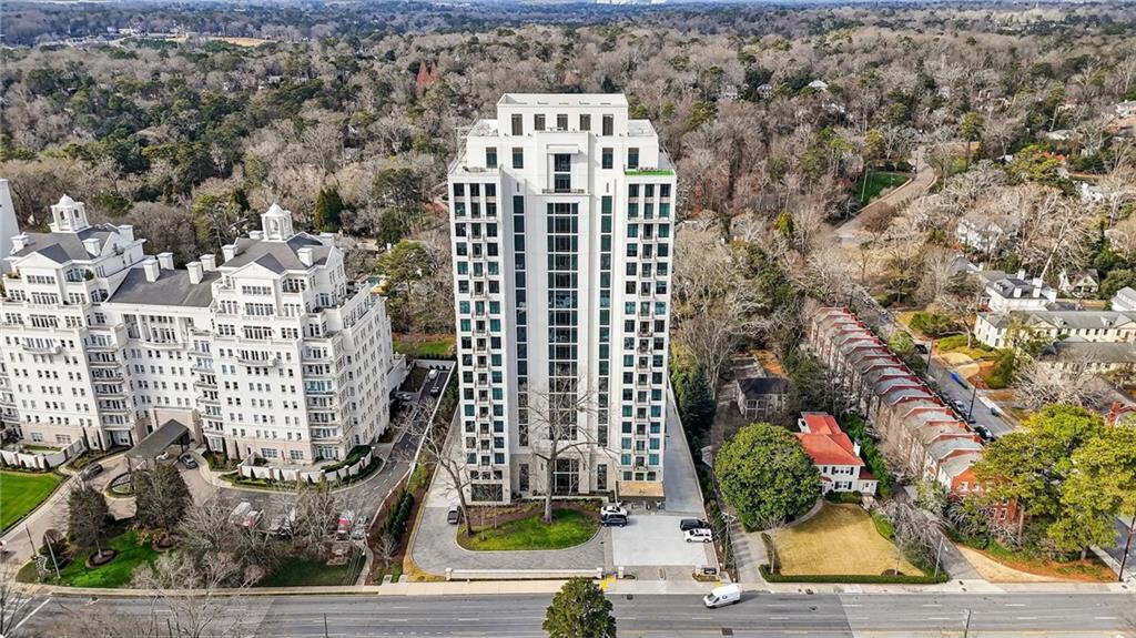 2520 Peachtree Road Northwest, Unit 1003 Atlanta, GA 30305 - Photo 61 of 63 a view of building with yard and staircase