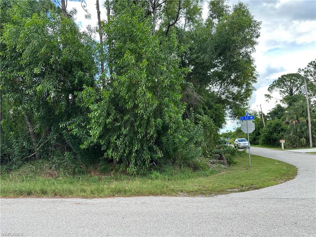 Tbd Tbd Corner Lehigh Acres, FL 33971 - Photo 2 of 6 a backyard of a house with yard and trampoline