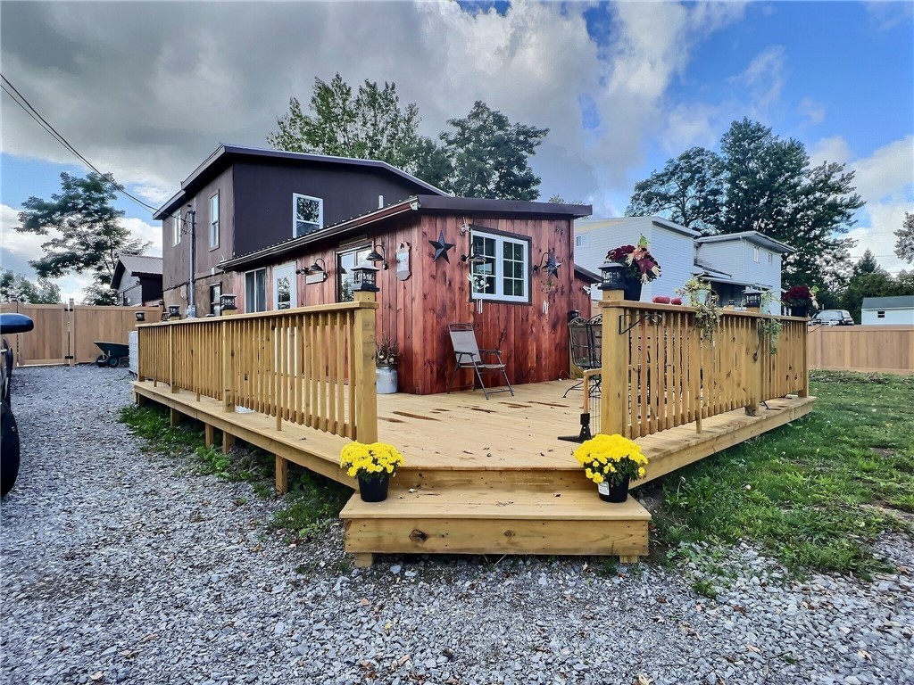 5278 Old Telephone Road Bethany, NY 14054 - Photo 1 of 36 Inviting new deck
