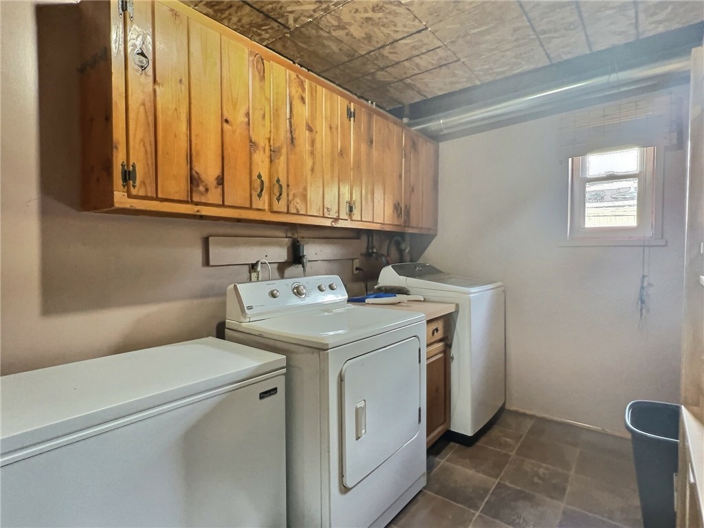 5278 Old Telephone Road Bethany, NY 14054 - Photo 16 of 36 1st floor laundry. Washer and dryer convey