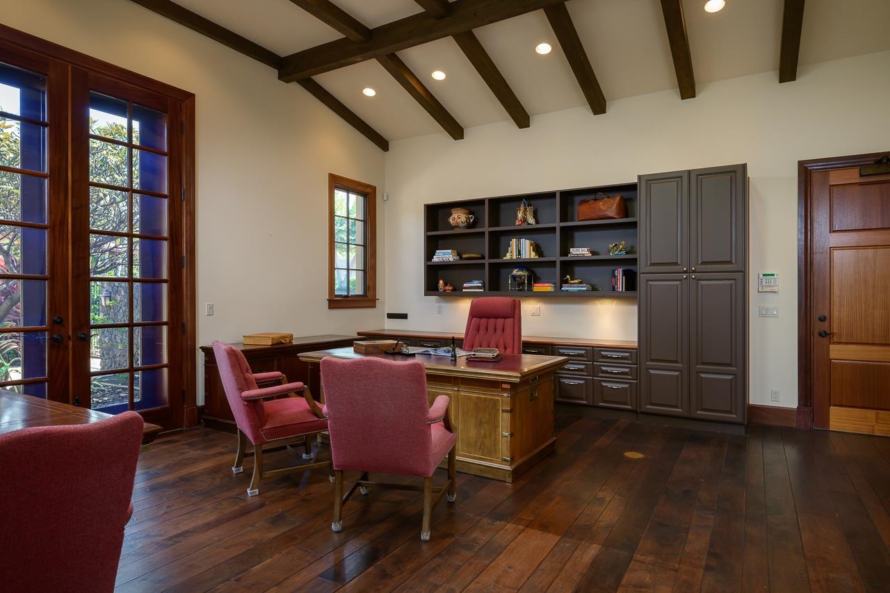104 Anapuni Loop Lahaina, HI 96761 - Photo 29 of 45 a workspace with furniture window and wooden floor