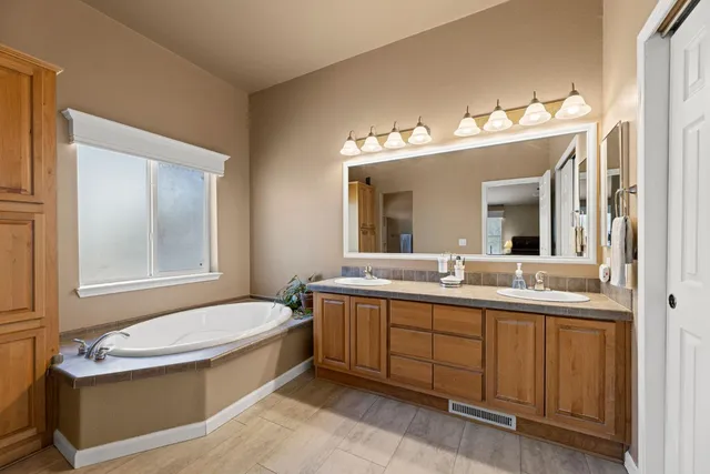 a room with gym equipment and a table