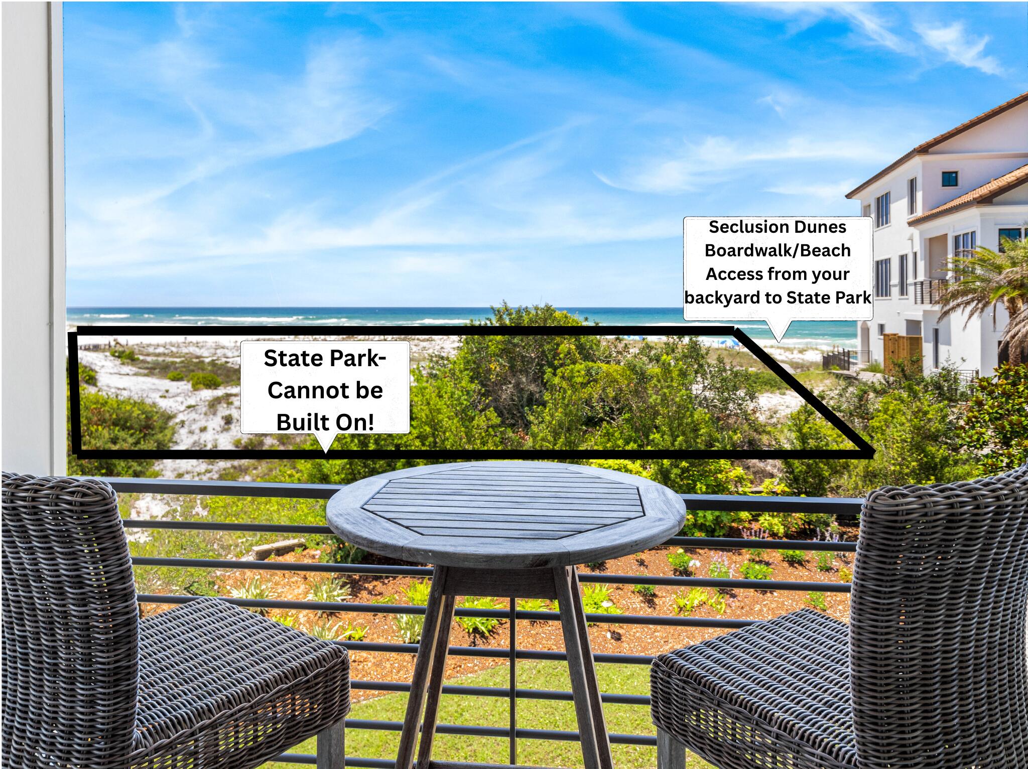 460 Beachfront Trail Santa Rosa Beach, FL 32459 - Photo 5 of 93 State Park- cannot be built Forever View