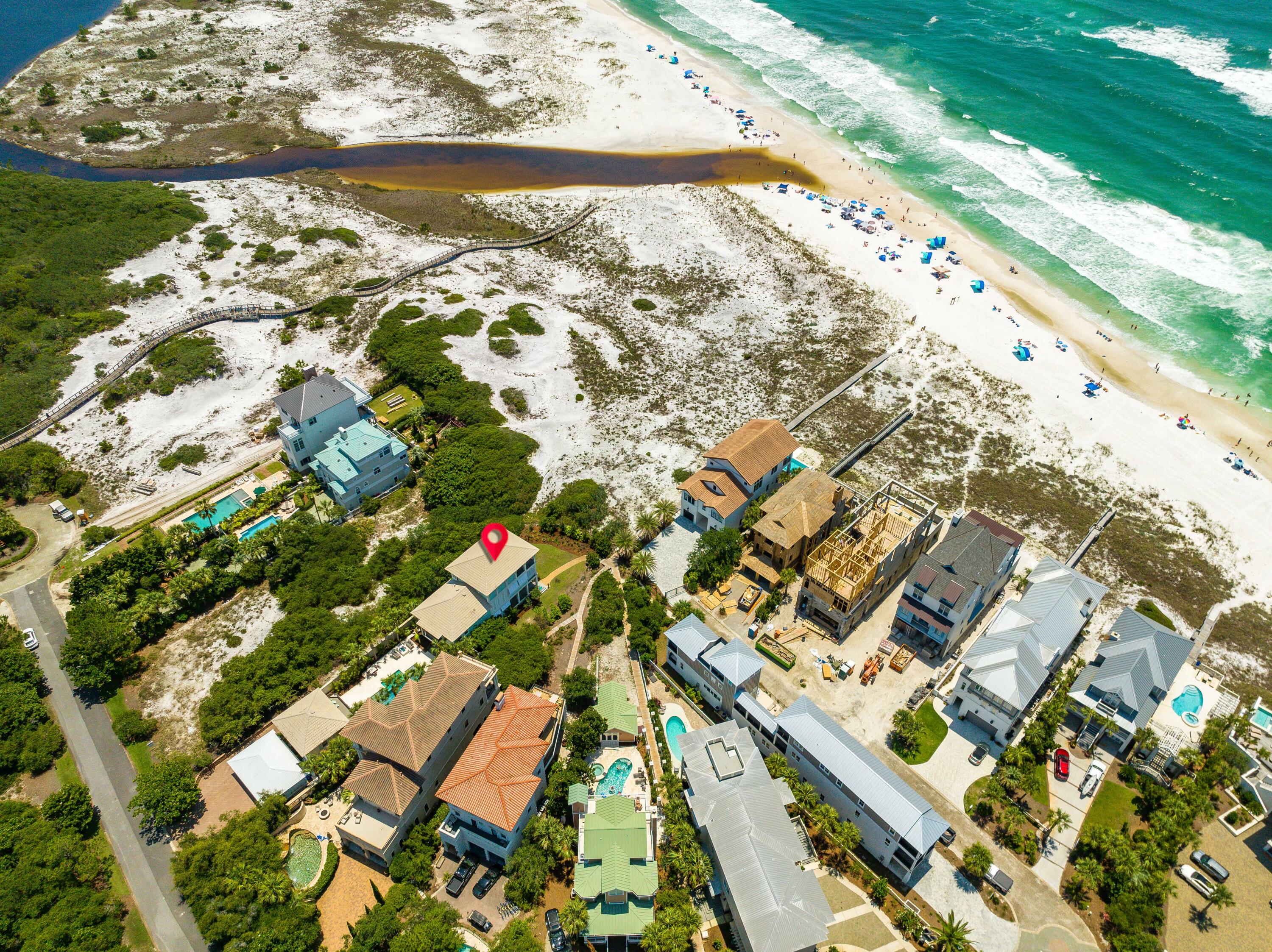 460 Beachfront Trail Santa Rosa Beach, FL 32459 - Photo 6 of 93 460 Beachfront Trail Aerial Marked-14