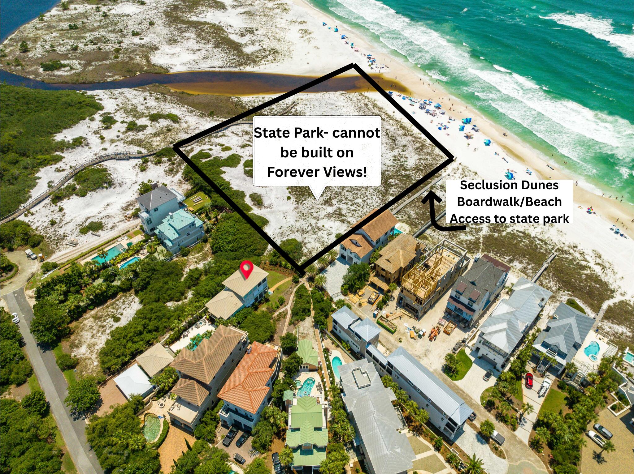 460 Beachfront Trail Santa Rosa Beach, FL 32459 - Photo 7 of 93 State Park- cannot be built Forever View