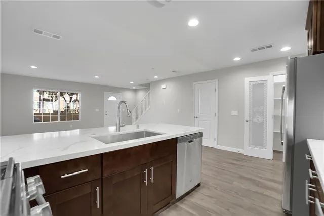 a view of an empty room