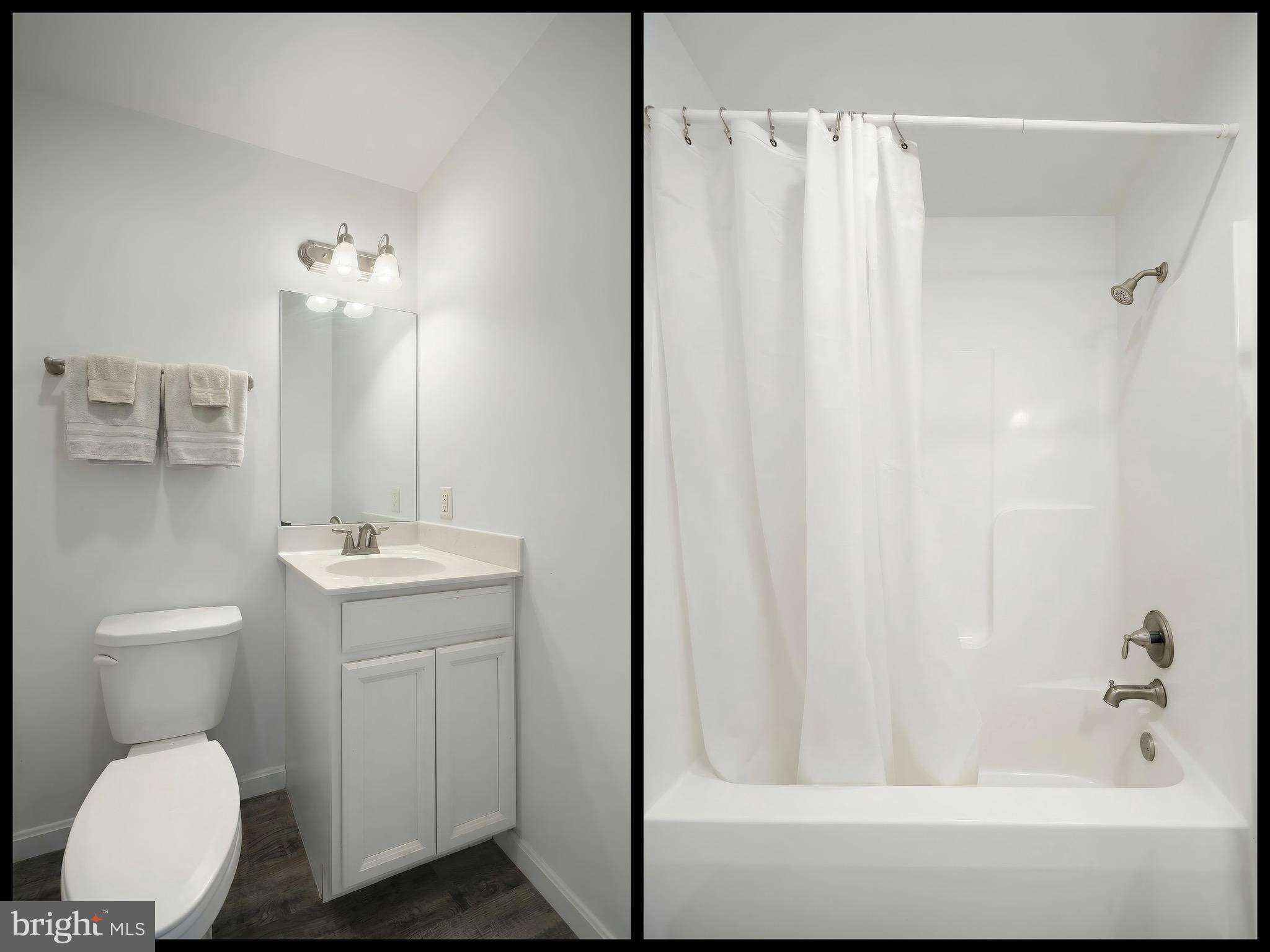 31 Winslow Ct. Gettysburg, PA 17325 - Photo 21 of 45 a bathroom with a sink a toilet and shower