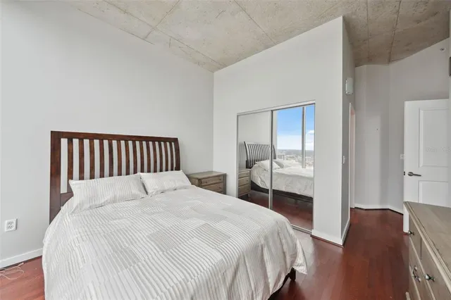 a bathroom with a tub and shower