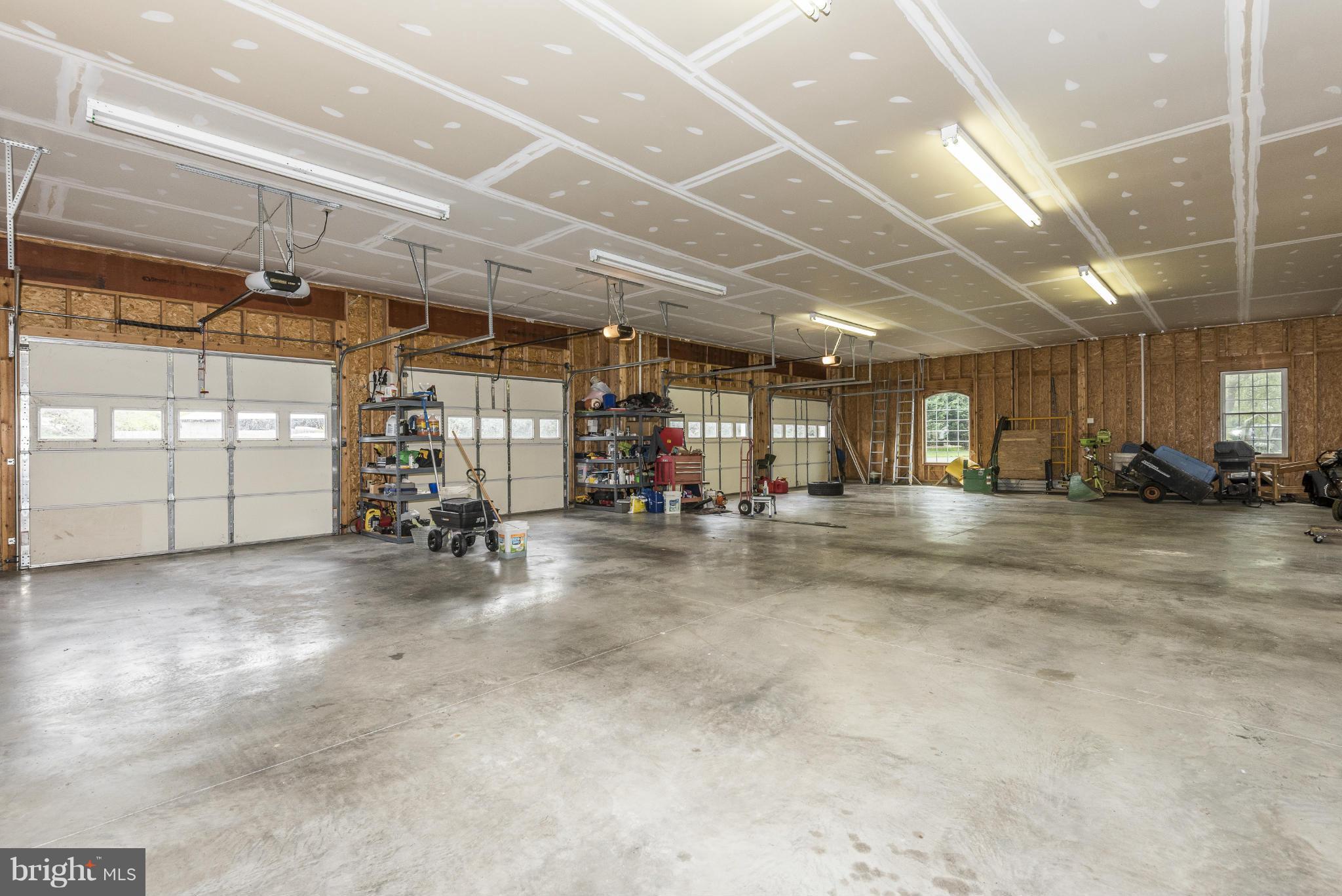 8 Car Garage wired for a Lift!