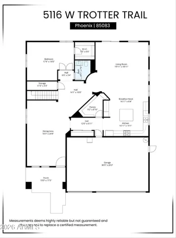 $785,000 | 5116 West Trotter Trail, Phoenix, AZ 85083