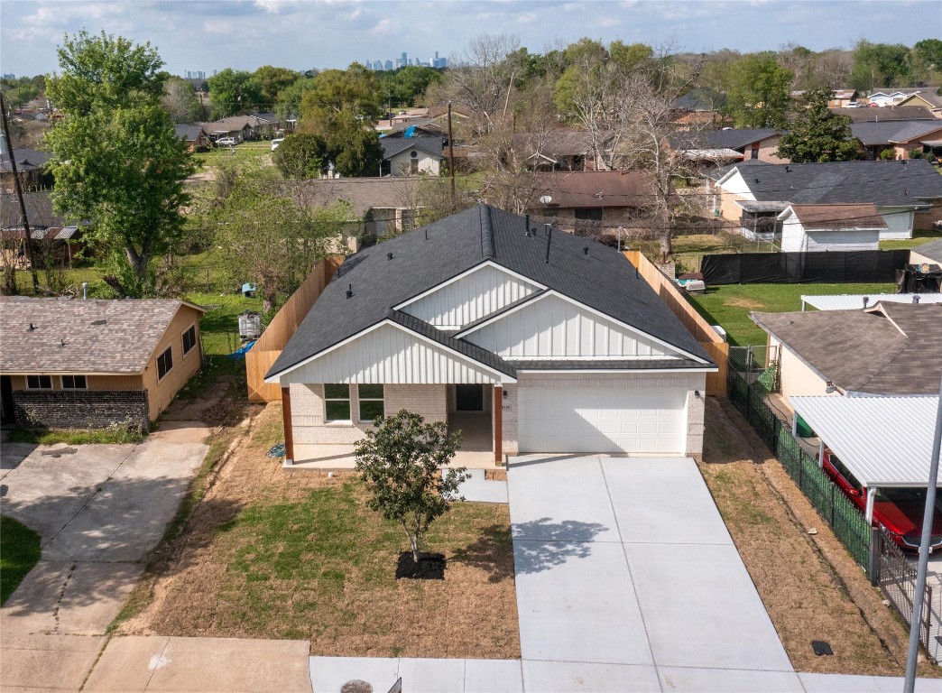 5119 Selinsky Road Houston, TX 77048 - Photo 42 of 45 an aerial view of a house with a yard