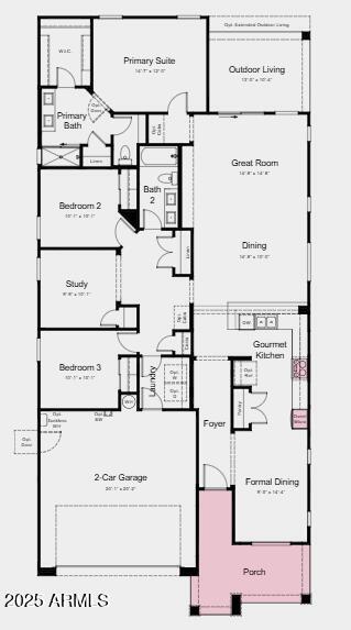 16777 West Shangri La Road Surprise, AZ 85388 - Photo 18 of 18 Floor Plan
