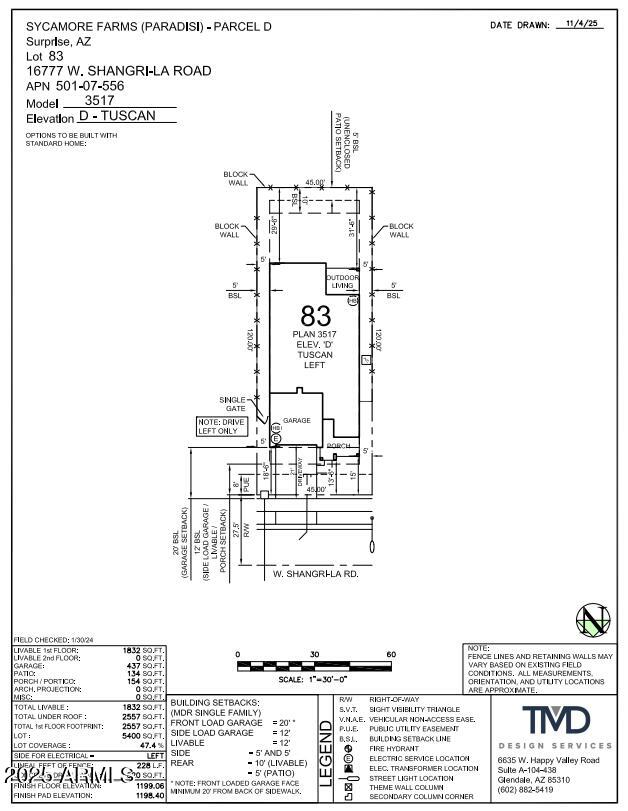 16777 West Shangri La Road Surprise, AZ 85388 - Photo 2 of 18 Plot Plan