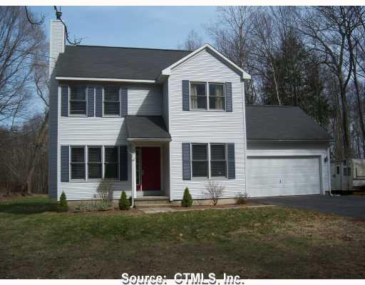 86 French Road Bolton, CT 06043 - Photo 1 of 1 a front view of a house with a yard