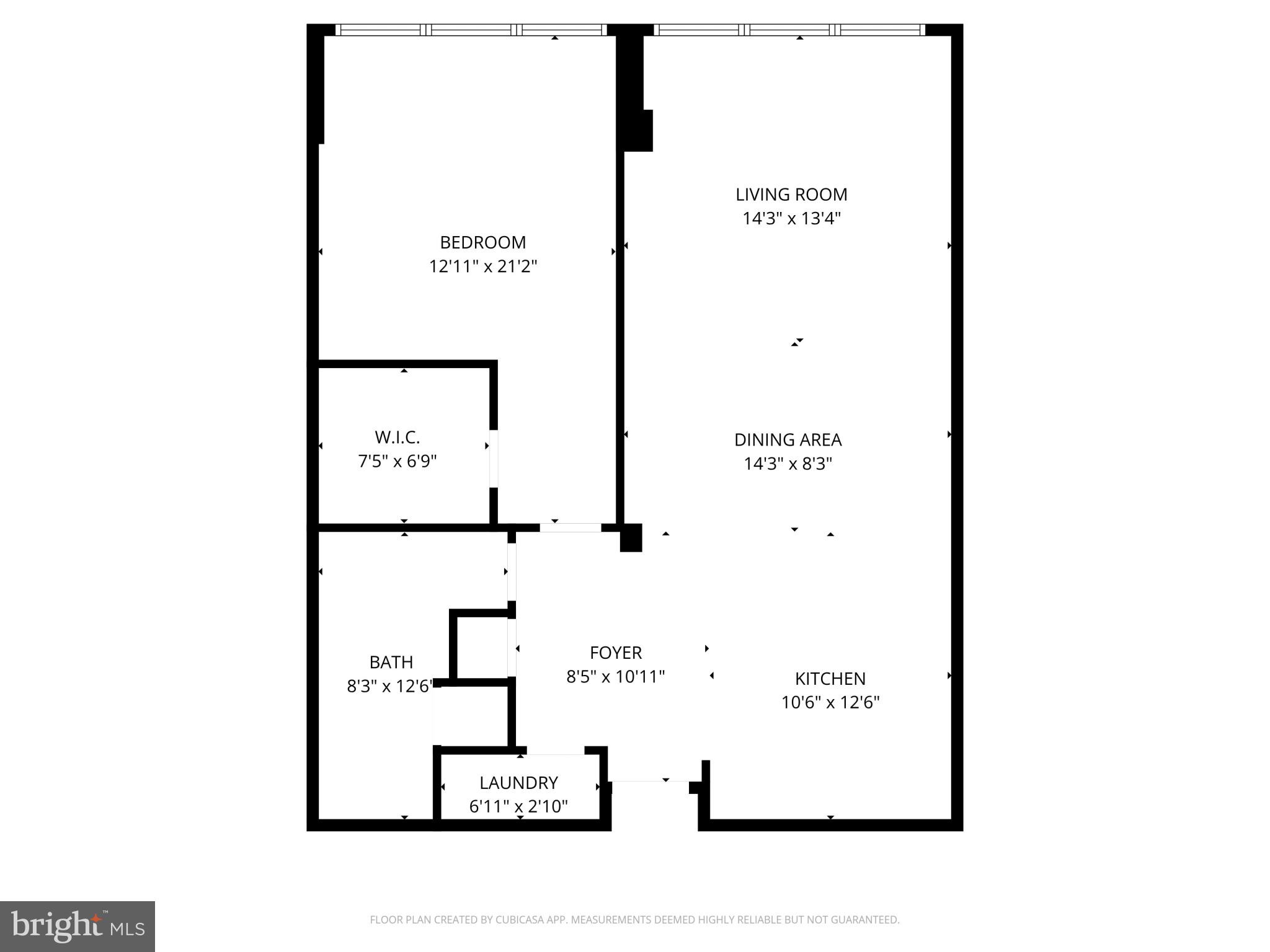 2772 Lighthouse Point East, Unit 303 Baltimore, MD 21224 - Photo 35 of 35 Largest one bedroom floorplan available.