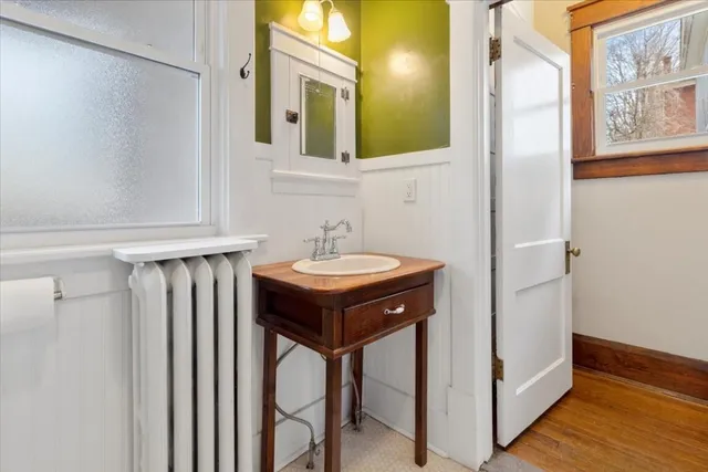 a view of a room with racks