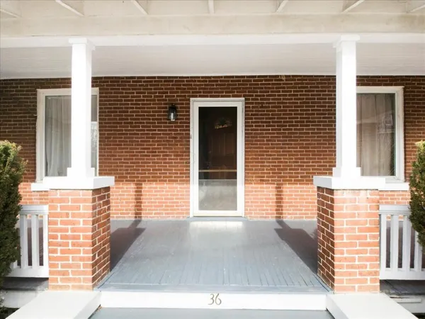 a view of front door