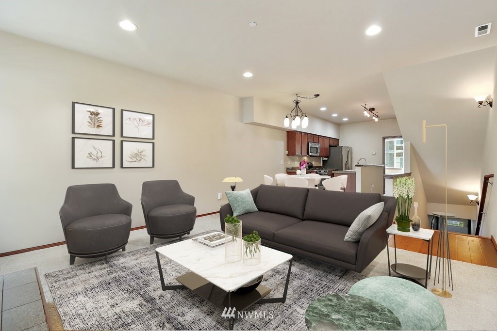 21532 11th Court Southeast Bothell, WA 98021 - Photo 3 of 36 a living room with furniture kitchen view and a table