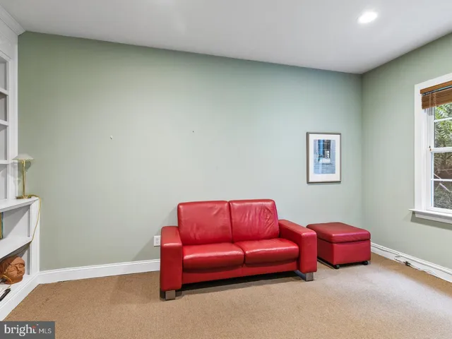 a room with furniture