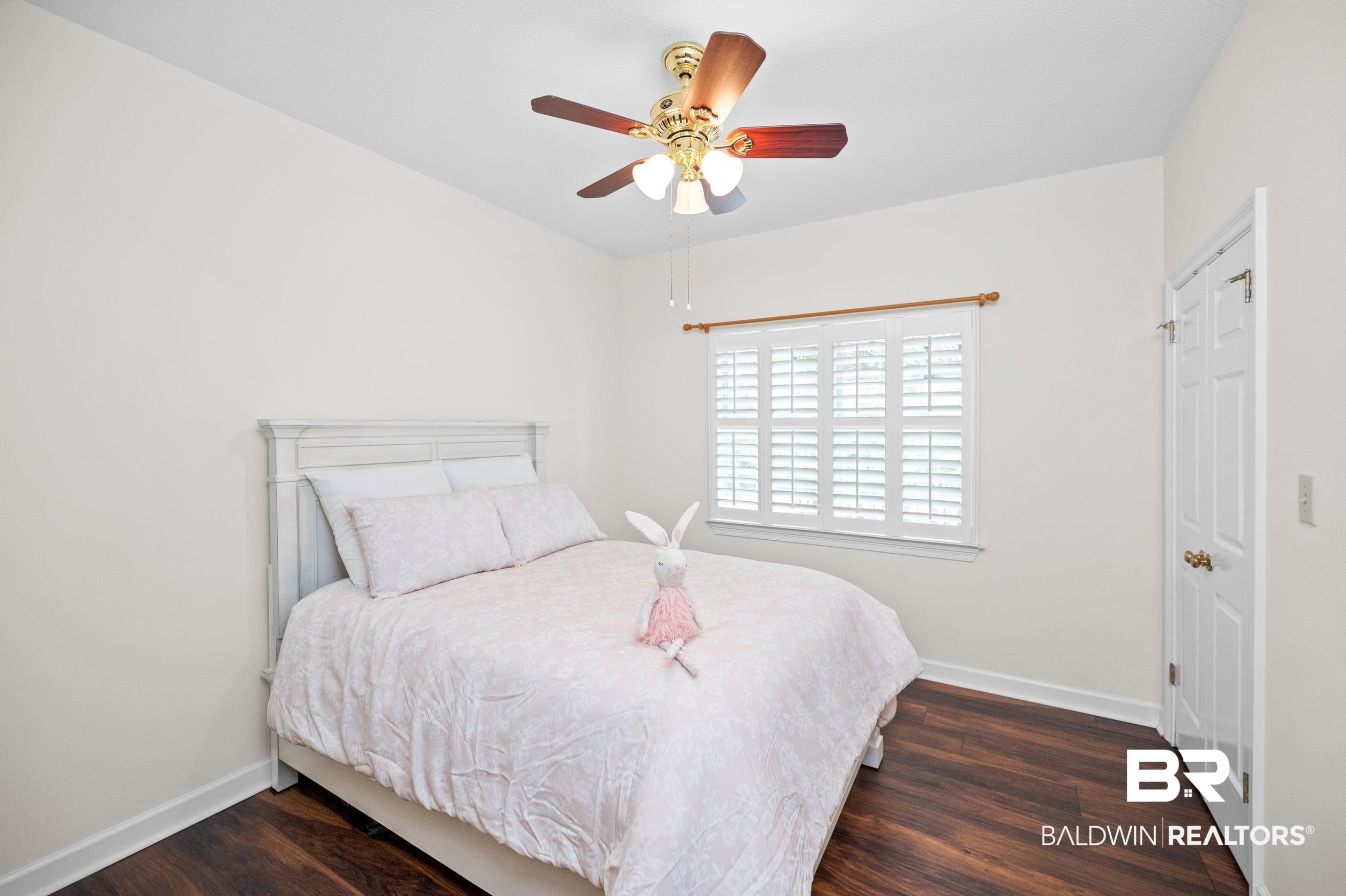 6638 Jackson Square Daphne, AL 36526 - Photo 25 of 62 Bedroom featuring hardwood / wood-style floors and ceiling fan